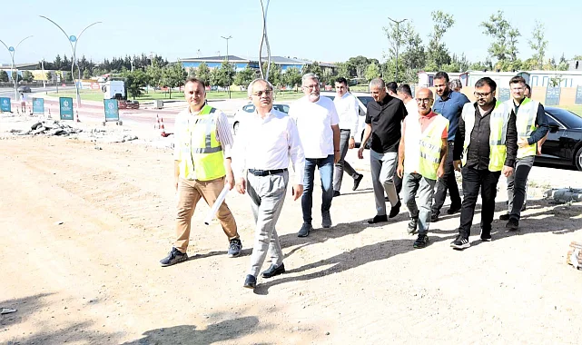 Kocaeli Büyükşehir Genel Sekreteri'nden Gebze'deki stratejik projelere yerinde inceleme