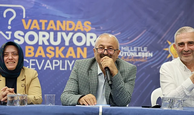 Kocaeli Gebze'de Başkan Büyükgöz, Tatlıkuyu'da vatandaşlarla buluştu