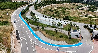 Kocaeli İzmit'te pedallar için güvenli hat
