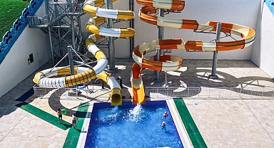 Kocaeli'de Değirmendere Aquapark çocukların yaz keyfi