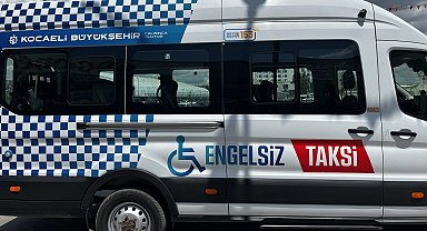Kocaeli'nde "Engelsiz Taksi" 6 ayda 13 bin kez yola çıktı