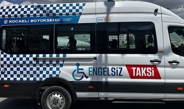 Kocaeli'nde "Engelsiz Taksi" 6 ayda 13 bin kez yola çıktı