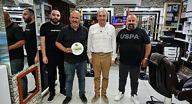 Kocagöz, "Temizlik Kirletmemektir" kampanyasını Kültür Kafeler Caddesi esnafına tanıttı