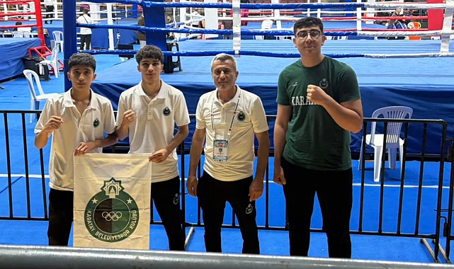 Konya Karatay'da Kick Boks'ta çifte madalya