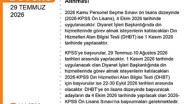 KPSS Ön Lisans başvuruları başladı