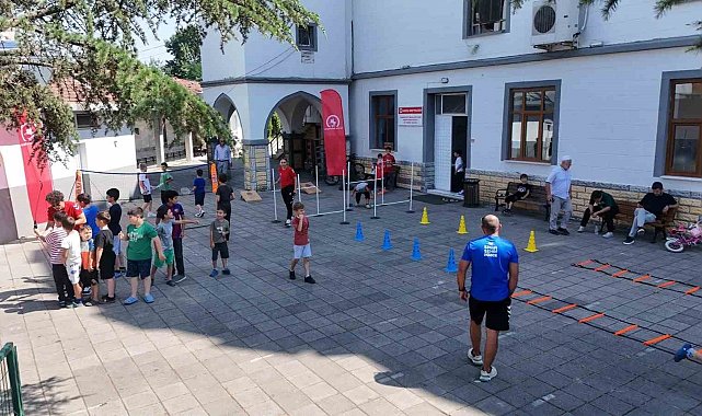 Kur'an kursu öğrencileri sporla buluştu