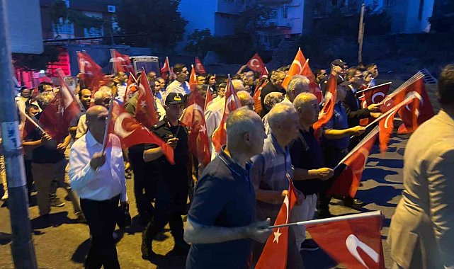 Kuşadası, Didim ve Bozdoğan'da 15 Temmuz unutulmadı
