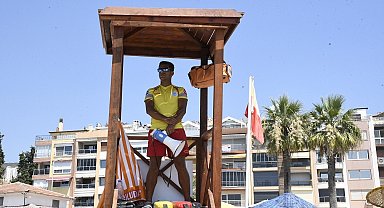Kuşadası sahillerinde güvenlik ön planda