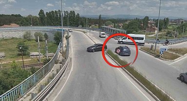 Kütahya Emniyeti'nden uyarı: Hatalı U dönüşü yapan sürücüler kamerada