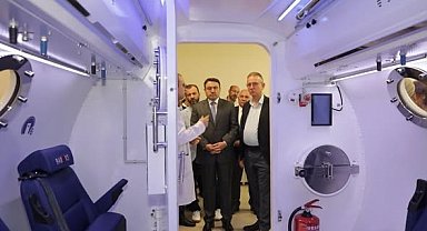 Kütahya'da hiperbarik oksijen tedavisi dönemi başladı