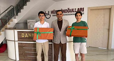 LGS Türkiye birincilerine Veysi Duyan'dan dizüstü bilgisayar