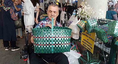Madende geçirdiği iş kazası nedeniyle engelli kalan vatandaşın azmi örnek oldu