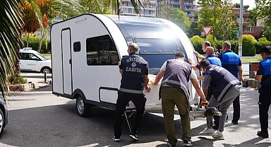 Maltepe sahilinde karavan denetimleri