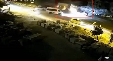 Mardin'de 3 kişinin öldüğü kazanın güvenlik kamerası görüntüleri ortaya çıktı