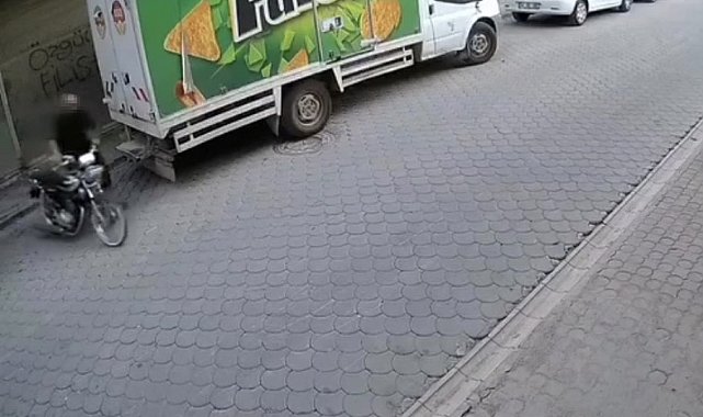Mardin'de motosiklet hırsızlığı kamerada