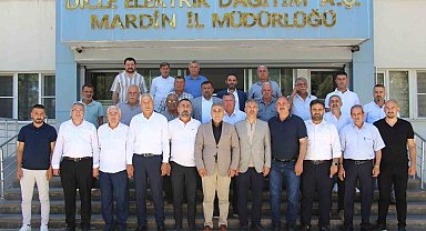 Mardinli muhtarlar Dicle Elektrik'in yatırımlarını memnuniyetle karşıladı