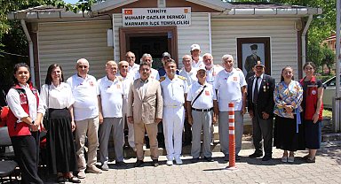 Marmaris'te Kıbrıs Gazileri: "Yine çağrılsa vatan için göreve hazırız"