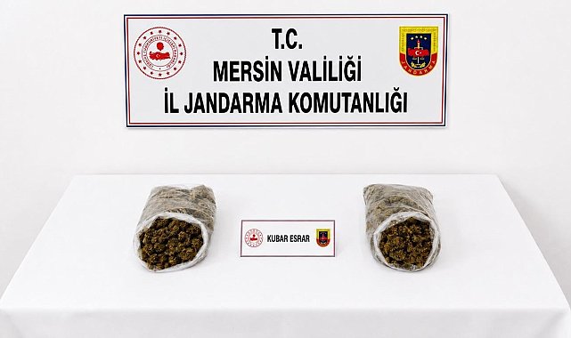 Mersin'de jandarmadan uyuşturucu operasyonu: 2 tutuklama