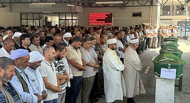Mersin'deki 4 kişi feryatlar arasında son yolculuğuna uğurlandı