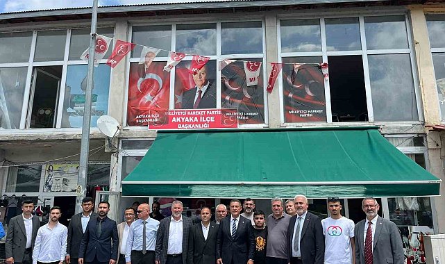 MHP Akyaka'da güven tazeledi: Erhan Aktaş yeniden ilçe başkanı seçildi