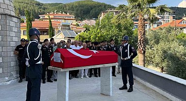 Muğla'da vefat eden gazi törenle son yolculuğuna uğurlandı