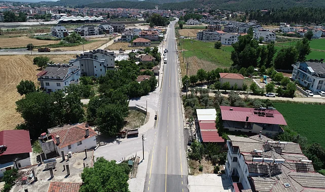 Muğla'da Seydikemer Belen'de yol çalışmaları tamamlandı