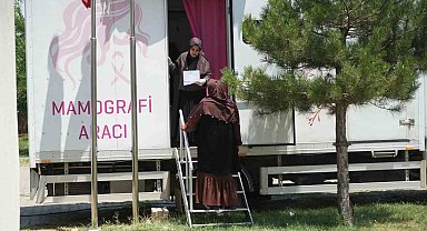 Muş'ta mobil mamografi aracıyla köy köy ücretsiz kanser taraması yapılıyor
