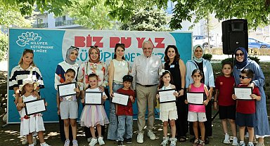 Nilüferli çocuklar okula kütüphanelerde hazırlandı