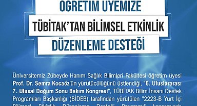 NÖHÜ öğretim üyesine TÜBİTAK'tan kongre desteği