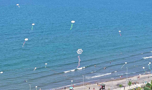 Ordu'da 120 uçurtma çocukların mutluluğuyla gökyüzünde buluştu