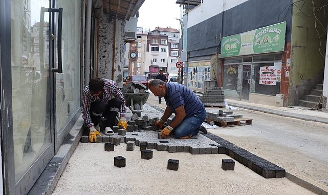 Ordu'da güvenli kaldırım çalışmaları