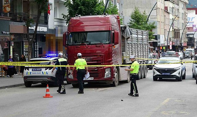 Ordu'da tırın çarptığı yaya ağır yaralandı