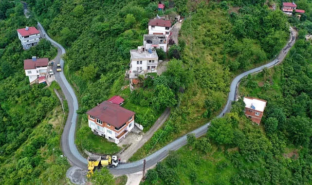 Ordu'da Yeşilköy Mahallesi modern yola kavuştu