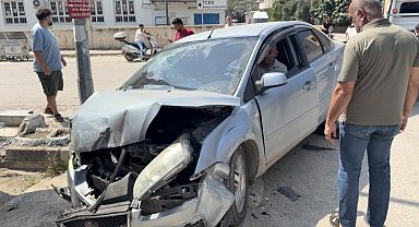 Osmaniye'de otomobiller çarpıştı: 1 yaralı