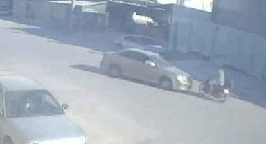 Otomobil ile motosiklet kafa kafaya çarpıştı: 1 yaralı