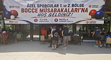 Özel sporcular Bocce Türkiye şampiyonası Muğla'da başladı