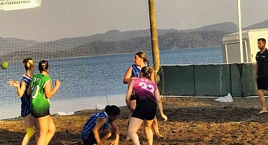 Plaj Hentbolu Köyceğiz'de tüm heyecanı ile devam ediyor
