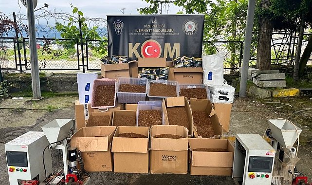 Rize'de kaçakçılık operasyonu: 45 gözaltı