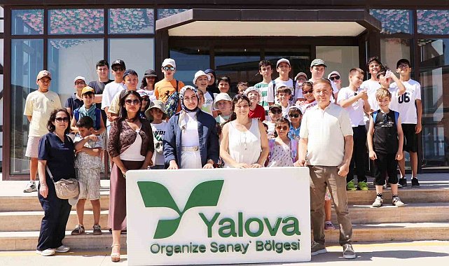 Robotik kodlama öğrencilerinden Yalova OSB'ye teknik gezi