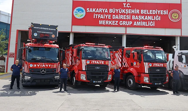 Sakarya İtfaiye Teşkilatı'nın yeni güçleri