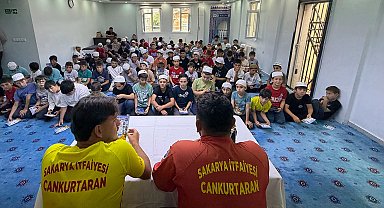 Sakarya Karasu'da çocuklara boğulmayı önleme eğitimi