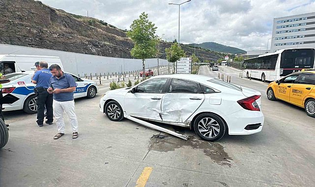 Samsun Şehir Hastanesi yerleşkesinde kaza: 1 yaralı