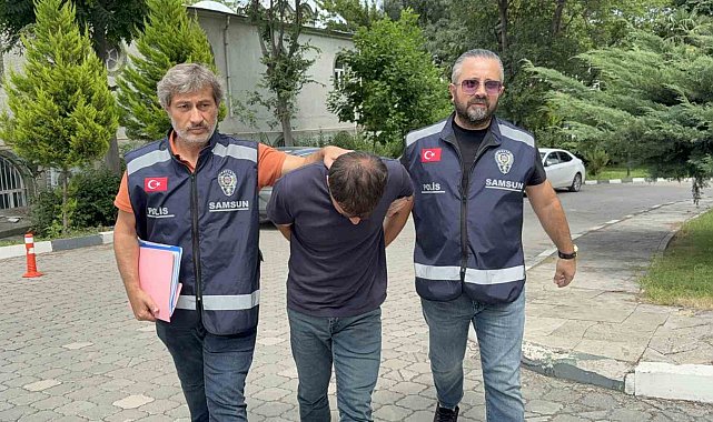 Samsun'da 1 buçuk milyonluk vurgun yapan sahte polis adliyeye sevk edildi