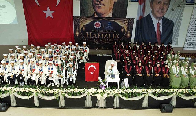 Samsun'da 86 hafızın icazet heyecanı