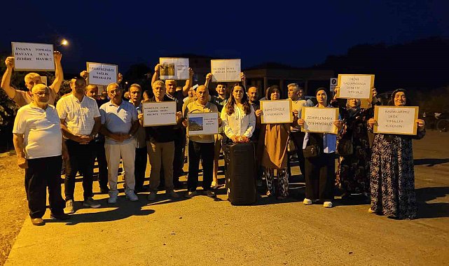 Samsun'da mahalle sakinlerinden dron ile ilaçlama tepkisi