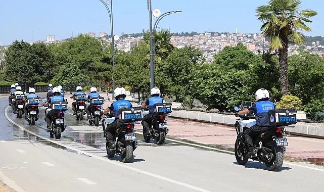 Samsun'da motosikletli zabıta dönemi