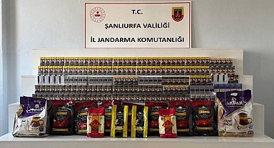 Şanlıurfa'da gümrük kaçağı ürünler ele geçirildi