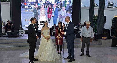 Şehit kızı mutluluğa 'evet' dedi