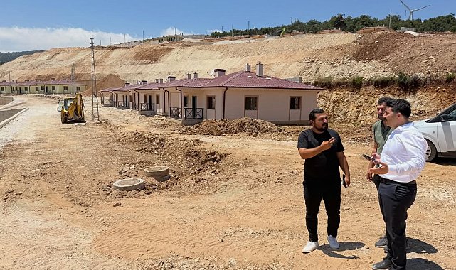 Şenköy'de afet konutları tamamlanma aşamasına geldi
