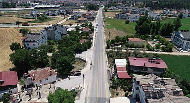 Seydikemer Belen'de yol çalışmaları tamamlandı